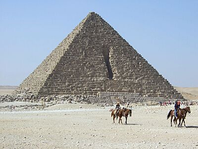 Menkaures Pyramid Giza Egypt