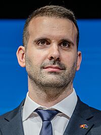 Milojko Spajić at EU-Montenegro Intergovernmental Conference European Council on 26 June 2024 (cropped).jpg