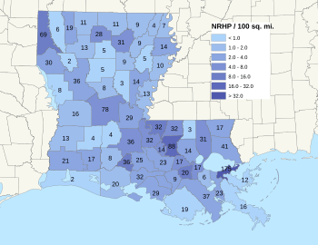 NRHP Louisiana Map.svg