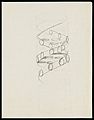 Pencil sketch of the DNA double helix by Francis Crick Wellcome L0051225