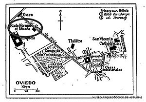 Plano de Oviedo 1908, Museo Arqueológico