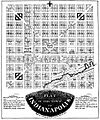 Plat of Indianapolis by Alexander Ralston