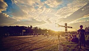 Polo basketball court