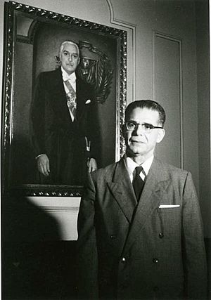 Presidente D. Joaquín Balaguer en 1960