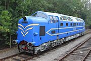 DHP1 "Deltic" at National Rail Museum, Shildon, UK in October 2006