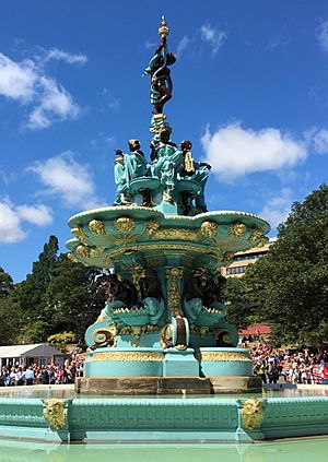 Ross Fountain in West Princes Street Gardens