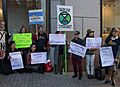San Francisco Wetʼsuwetʼen solidarity rally February 7, 2020