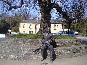 Seamus Ennis Statue, The Naul, Co Dublin - geograph.org.uk - 1804951