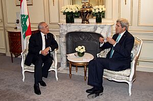 Secretary Kerry Meets With Lebanese President Sleiman (12953724035)