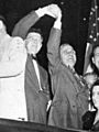 Senator Harry S. Truman at the Democratic National Convention 64-1953 (cropped)