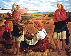 Serebryakova Harvest 1915