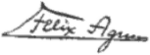 Signature of Felix Agnus (1839–1925).png