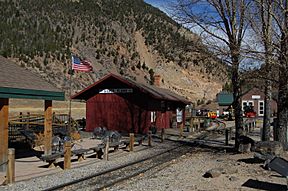 Train station in Silver Plume