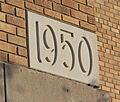 Sioux City Municipal Auditorium cornerstone