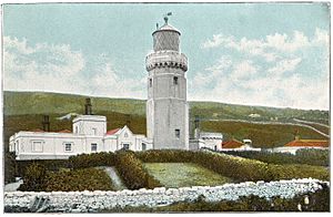 St Catherine's Lighthouse c1910 - Project Gutenberg eText 17296