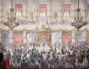 State Banquet of the Coronation of Ferdinand I as King of the Kingdom of Lombardy-Venice