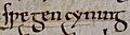 Sveinn Haraldsson (British Library Cotton MS Tiberius B I, folio 151r)