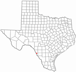 Location of El Indio, Texas