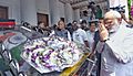 The Prime Minister, Shri Narendra Modi pays tributes at the mortal remains of Kalaignar Karunanidhi, in Chennai on August 08, 2018
