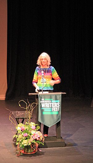The colourful and talented Jane Smiley, speaking on her most recent novel, "Some Luck." (15654225655)