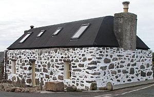 Tiree, spotted house