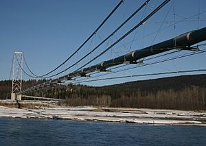 Trans-Alaska Pipeline over Tanana River