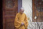 Vietnamese monk in dalat
