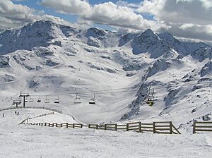 View of La Coma Arcalis Andorra