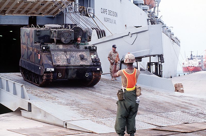 Vigilant Warrior unloading