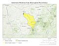 Watershed of Redstone Creek (Monongahela River tributary)