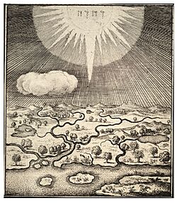 Wenceslas Hollar - Creation of the earth (State 1)