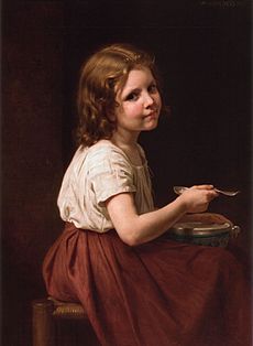 William-Adolphe Bouguereau (1825-1905) - Soup (1865)