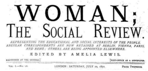 Woman-The Social Review edited by Amelia Lewis