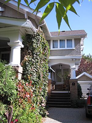 Yates House, front entry