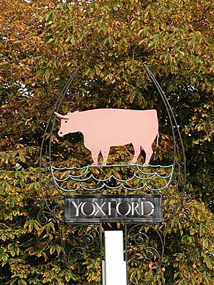 Yoxford Village Sign - geograph.org.uk - 245393