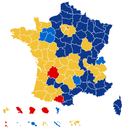 Élection présidentielle de 2017 par département T1