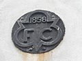 1858 FC plaque