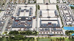 200730 Model of the main part of Heijō Palace