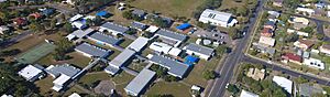Aerial view of Mount Archer State School, 2022