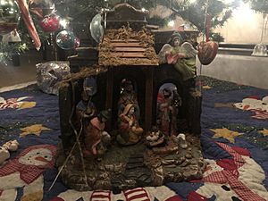 American Nativity Scene