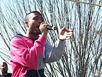 B.o.B performing in Atlanta