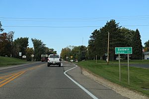 Baldwin Wisconsin Sign US63