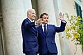 Biden and Macron waving, 2021 (51761609623)