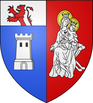 Blason ville fr Leaz 01