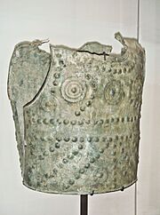 Bronze cuirass 2900g Grenoble end of 7th early 6th century BCE