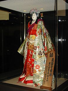 Bunraku doll in national theatre Osaka 2