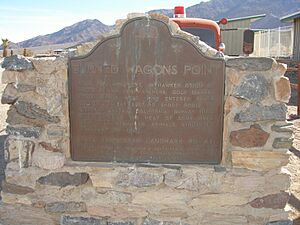 Burned Wagons Point Plaque