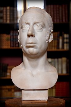 Bust of Richard Payne Knight (1751-1824 CE) by John Bacon the younger 1812 CE). Collector, Trustee, and benefactor of the British Museum. It is housed in the British Museum, London
