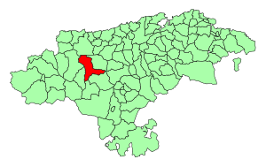 Location of Cabuérniga
