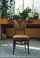 Chair from either Tassel house or the castle of La Hulpe